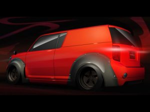 Scion xB DJ Concept Car Poster Print on 10 mil Archival Satin Paper 16" x 12"