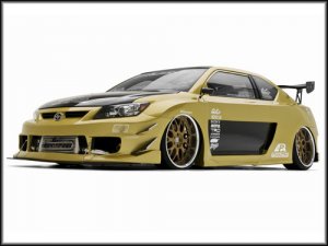 Scion Turner Challenge tC Car Poster Print on 10 mil Archival Satin Paper 16" x 12"