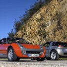 Smart Dual Roadsters Car Poster Print on 10 mil Archival Satin Paper 16" x 12"