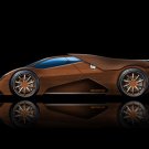 Splinter Wooden Super Car Poster Print on 10 mil Archival Satin Paper 16" x 12"