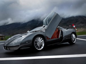 Spyker C-12 Zagato Concept Car Poster Print on 10 mil Archival Satin Paper 20" x 15"