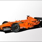 Spyker Formula One Car Poster Print on 10 mil Archival Satin Paper 20" x 15"
