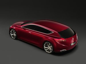 Suzuki Kizashi Concept Car Poster Print on 10 mil Archival Satin Paper 16" x 12"