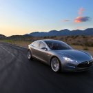 Tesla Model S Concept Car Poster Print on 10 mil Archival Satin Paper 16" x 12"