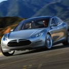 Tesla Model S Concept Car Poster Print on 10 mil Archival Satin Paper 16" x 12"