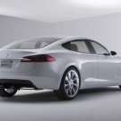 Tesla Model S Concept Car Poster Print on 10 mil Archival Satin Paper 16" x 12"