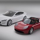 Tesla Model S Concept Car Poster Print on 10 mil Archival Satin Paper 16" x 12"