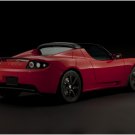 Tesla Roadster Sport Car Poster Print on 10 mil Archival Satin Paper 16" x 12"