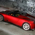 Tesla Roadster Car Poster Print on 10 mil Archival Satin Paper 16" x 12"
