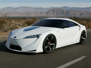 Toyota FT-HS Concept Car Poster Print on 10 mil Archival Satin Paper 16" X 12"
