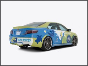 Toyota Surfrider Camry Hybrid Concept Car Poster Print on 10 mil Archival Satin Paper 16" X 12"