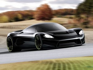 Ultima RZ Concept Car Poster Print on 10 mil Archival Satin Paper 16" x 12"