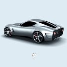 USD GT-S Passionata Concept Study Car Poster Print on 10 mil Archival Satin Paper 16" x 12"