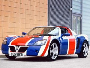 Vauxhall Union Jack VX220 Race Car Poster Print on 10 mil Archival Satin Paper 16" x 12"