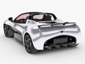 Venturi Fetish 2010 Car Poster Print on 10 mil Archival Satin Paper 16" x 12"