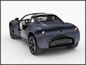 Venturi America Car Poster Print on 10 mil Archival Satin Paper 16" x 12"