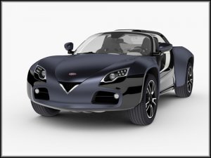 Venturi America Car Poster Print on 10 mil Archival Satin Paper 20" x 15"