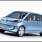 Volkswagen Space Up! Concept Car Poster Print on 10 mil Archival Satin Paper 16" x 12"
