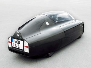 Volkswagen 1 Liter Concept Car Poster Print on 10 mil Archival Satin Paper 16" x 12"