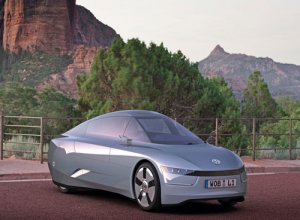Volkswagen L1 Concept Car Poster Print on 10 mil Archival Satin Paper 16" x 12"
