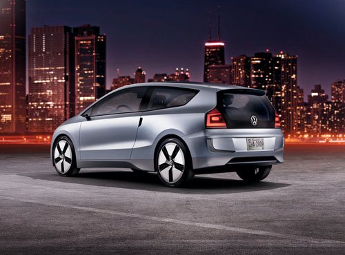 Volkswagen Up Lite Concept Car Poster Print on 10 mil Archival Satin Paper 16" x 12"