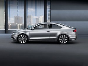 Volkswagen New Compact Coupe Concept Car Poster Print on 10 mil Archival Satin Paper 16" x 12"