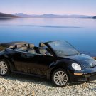 Volkswagen New Beetle Convertible Car Poster Print on 10 mil Archival Satin Paper 16" x 12"