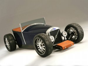 Volvo Hot Rod Jakob Car Poster Print on 10 mil Archival Satin Paper 20" x 15"