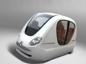 Zagato 2getthere Podcar Concept Car Poster Print on 10 mil Archival Satin Paper 20" x 15"