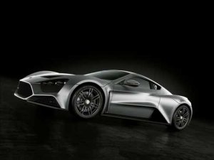 Zenvo ST1 Concept Car Poster Print on 10 mil Archival Satin Paper 16" x 12"