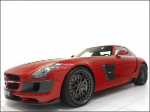 Brabus Mercedes-Benz SLS AMG Widestar Car Poster Print on 10 mil Archival Satin Paper 16" x 12"