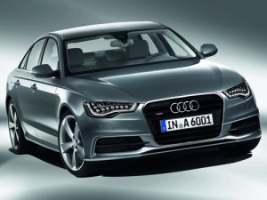 Audi A6 (2012) Car Poster Print on 10 mil Archival Satin Paper 16" x 12"