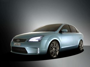 Ford Focus 4 Door Concept Car Poster Print on 10 mil Archival Satin Paper 16" x 12""