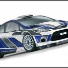 Ford Fiesta RS WRC Car Poster Print on 10 mil Archival Satin Paper 16" x 12"
