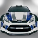 Ford Fiesta RS WRC Car Poster Print on 10 mil Archival Satin Paper 16" x 12"