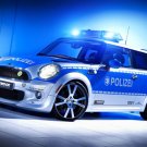 AC Schnitzer Police MINI E R56 Car Poster Print on 10 mil Archival Satin Paper 16" x 12"