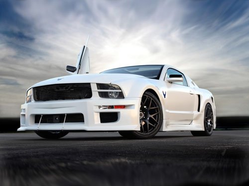 Ford Mustang X-1 Concept Car Poster Print on 10 mil Archival Satin Paper 16" x 12""