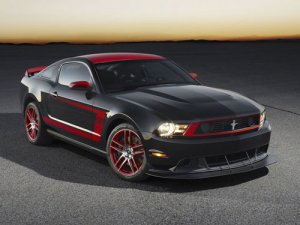 Ford Mustang Boss 302 Laguna Seca (2012) Car Poster Print on 10 mil Archival Satin Paper 16" x 12""