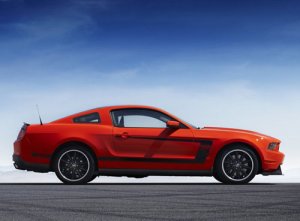 Ford Mustang Boss 302 (2012) Car Poster Print on 10 mil Archival Satin Paper 16" x 12""