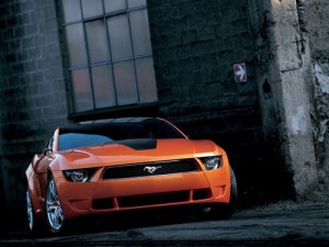 Ford Mustang Giugiaro Concept Car Poster Print on 10 mil Archival Satin Paper 20" x 15"