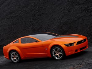 Ford Mustang Giugiaro Concept Car Poster Print on 10 mil Archival Satin Paper 20' x 15"