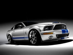 Ford Mustang GT 500KR Car Poster Print on 10 mil Archival Satin Paper 20" x 15"