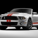 Ford Shelby GT500 Convertible 2011 Car Poster Print on 10 mil Archival Satin Paper 16" x 12""