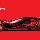 Mazda MX-0 Concept Design Car Poster Print on 10 mil Archival Satin Paper 26" x 16"