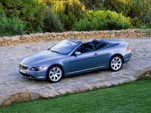 BMW 645Ci Convertible Car Poster Print on 10 mil Archival Satin Paper 16" x 12"