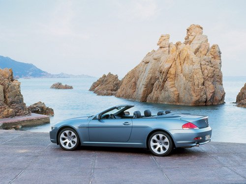 BMW 645Ci Convertible Car Poster Print on 10 mil Archival Satin Paper 20" x 15"