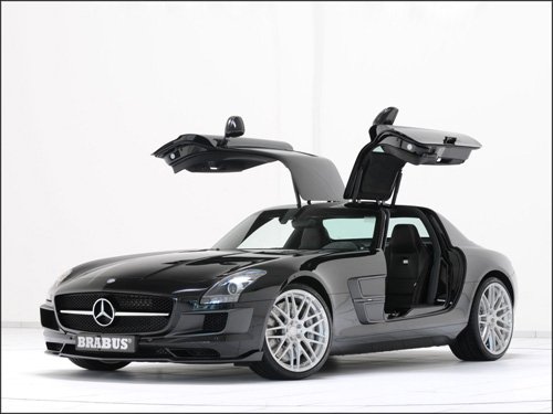 Brabus Mercedes-Benz SLS Car Poster Print on 10 mil Archival Satin Paper 20" x 15"