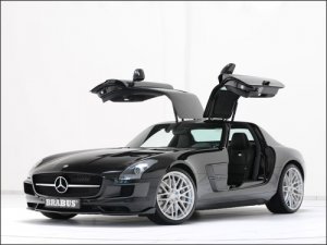 Brabus Mercedes-Benz SLS Car Poster Print on 10 mil Archival Satin Paper 20" x 15"