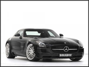 Brabus Mercedes-Benz SLS Car Poster Print on 10 mil Archival Satin Paper 20" x 15"
