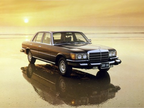 Mercedes-Benz S Class 116 Series Car Poster Print on 10 mil Archival Satin Paper 20" x 15"